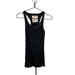 Zenana Black Ribbed Tank